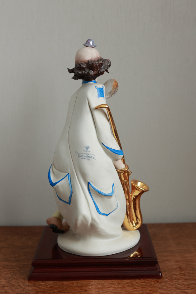 Клоун с саксофоном, Vittorio Sabadin, Capodimonte, статуэтка