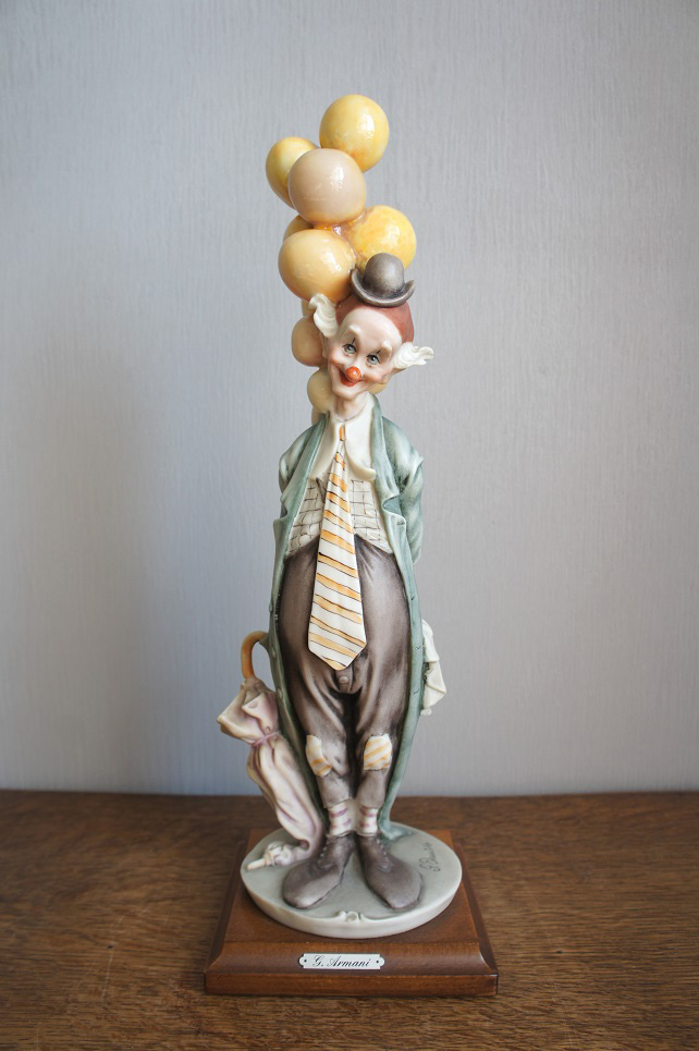 Клоун с шариками, Giuseppe Armani, Florence, Capodimonte, статуэтка