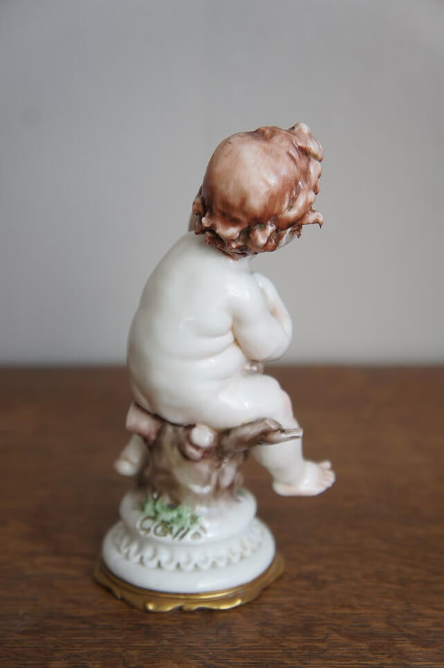 Малыш с хворостом, Giuseppe Cappe, Capodimonte, статуэтка