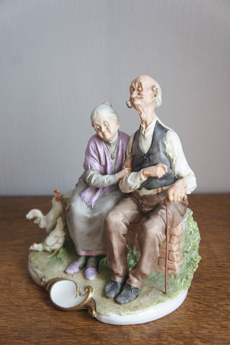 Бабуля и дедуля, Giuseppe Cappe, Capodimonte, статуэтка