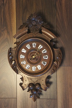 Часы настенные старинные антикварные Vincenti & Cie 1855. KunstGalerie