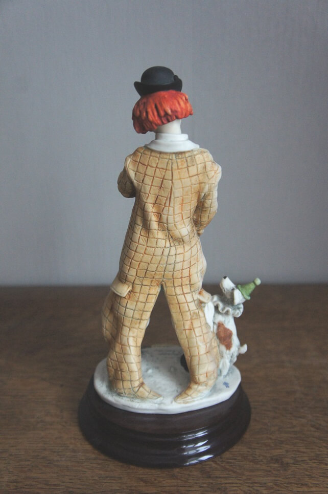 Клоун с собачкой Джерри, Giuseppe Armani, статуэтка