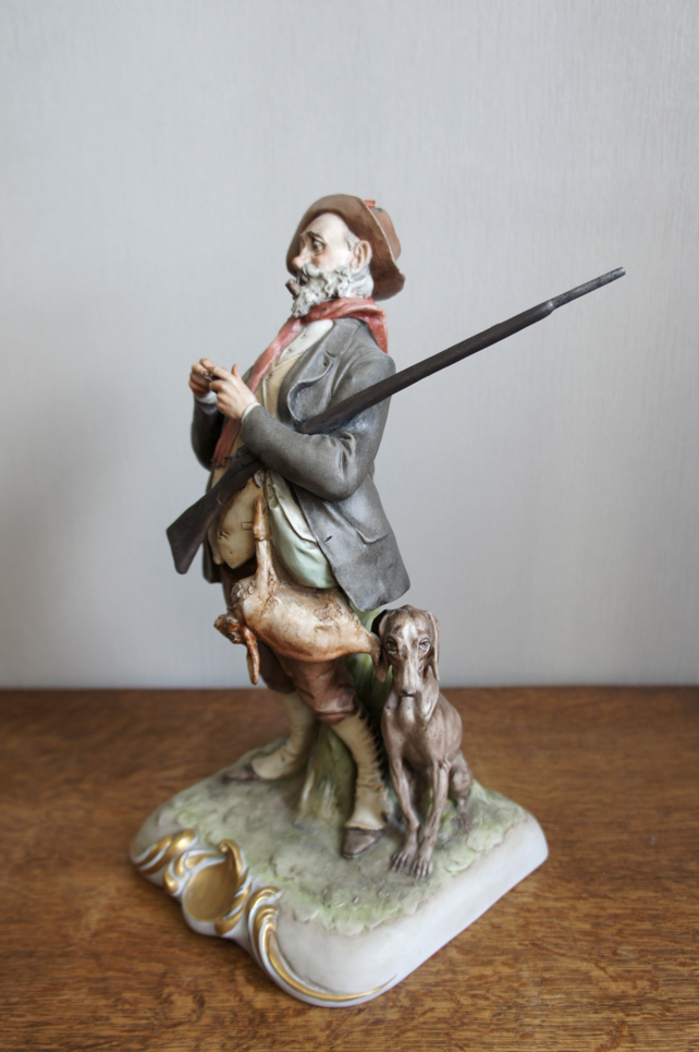 Охотник, D. Belloire, Capodimonte, статуэтка