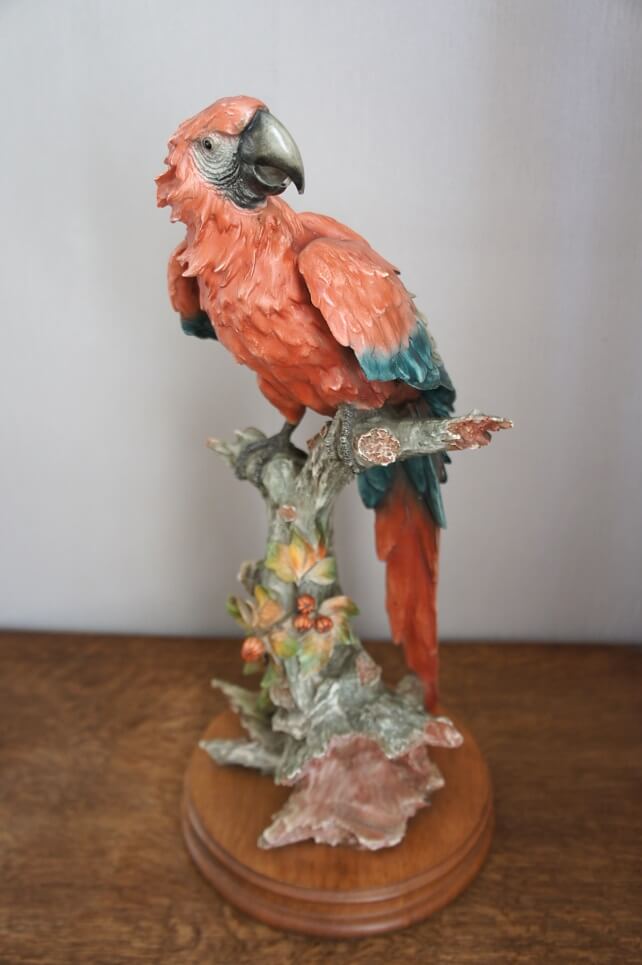 Попугай на ветке, Giuseppe Armani, статуэтка