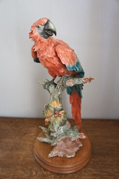 Попугай на ветке, Giuseppe Armani, Capodimonte, статуэтка, KunstGalerie.ru