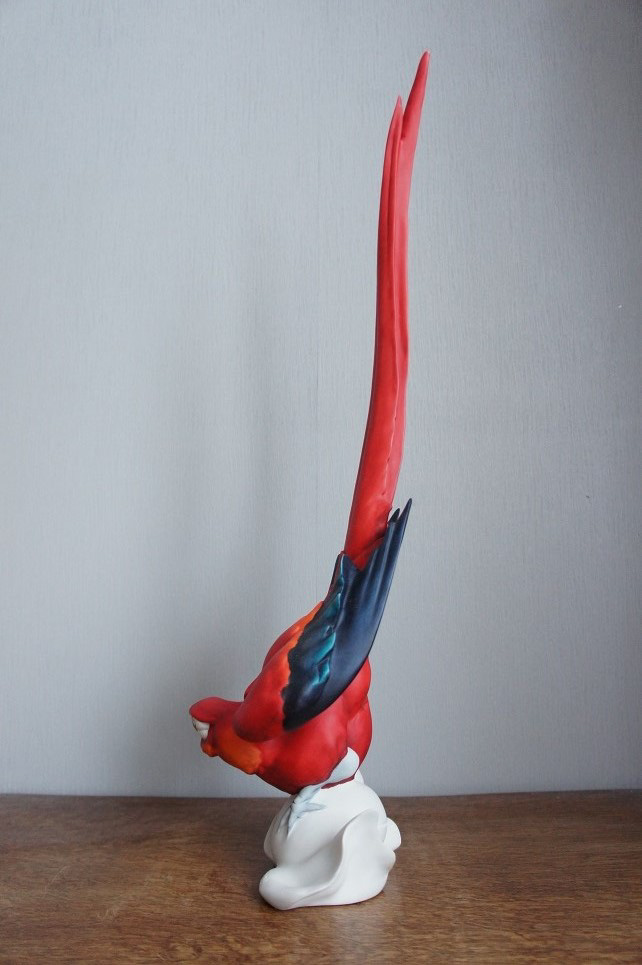 Tropical Red попугай, Джузеппе Армани, статуэтка