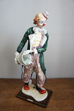 Клоун с ведром, Giuseppe Armani Florence, Capodimonte, статуэтка, KunstGalerie.ru