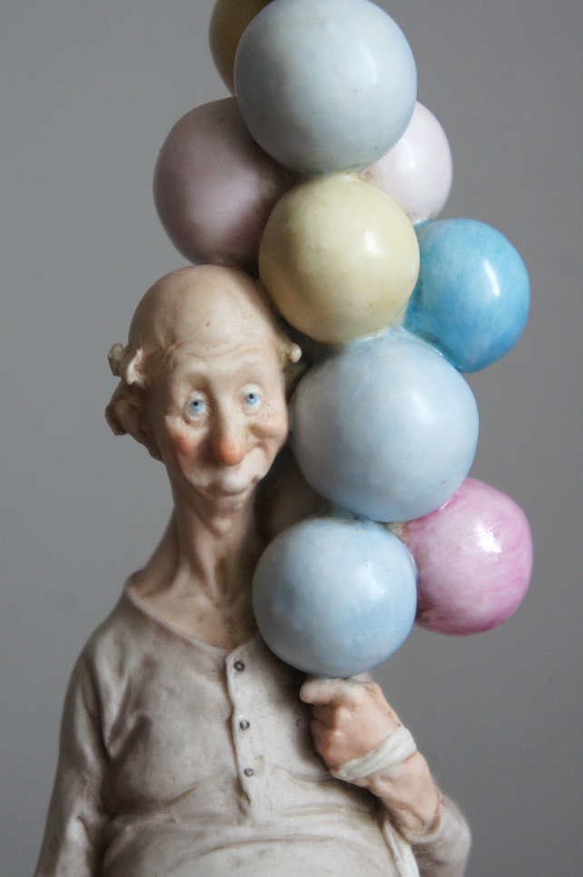 Дедушка с шариками, Giuseppe Cappe, Capodimonte, статуэтка