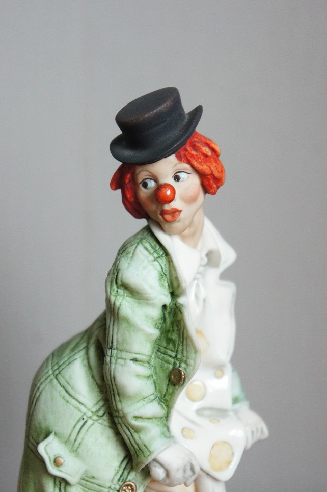 Клоун Чарли на самокате, Giuseppe Armani, статуэтка