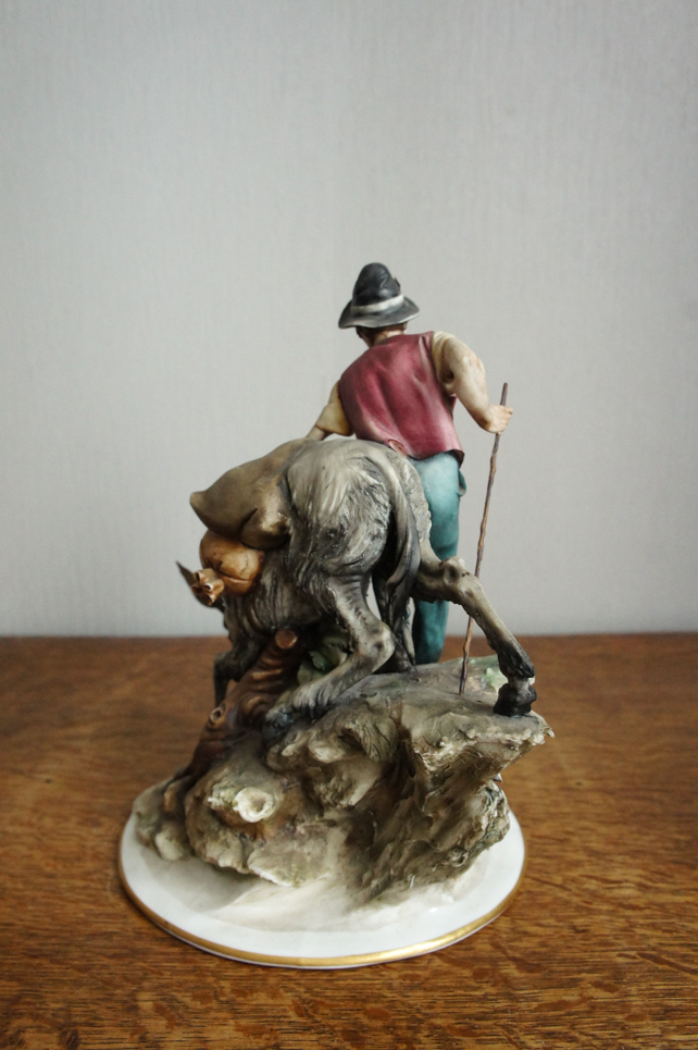 Торговец с ослом,, Каподимонте, статуэтка