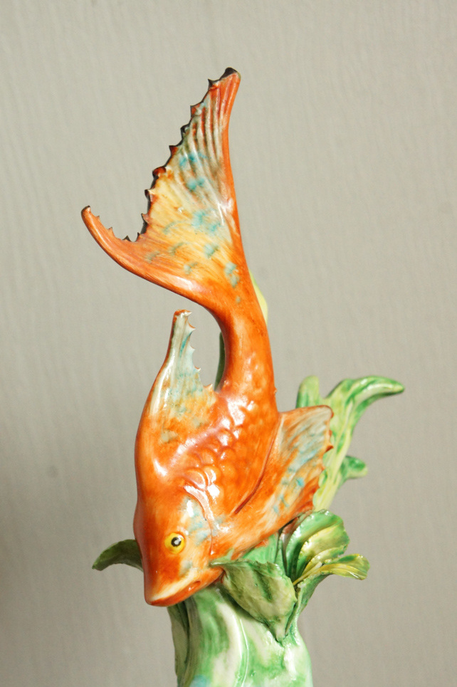 Красная рыбка в траве, Franco, статуэтка