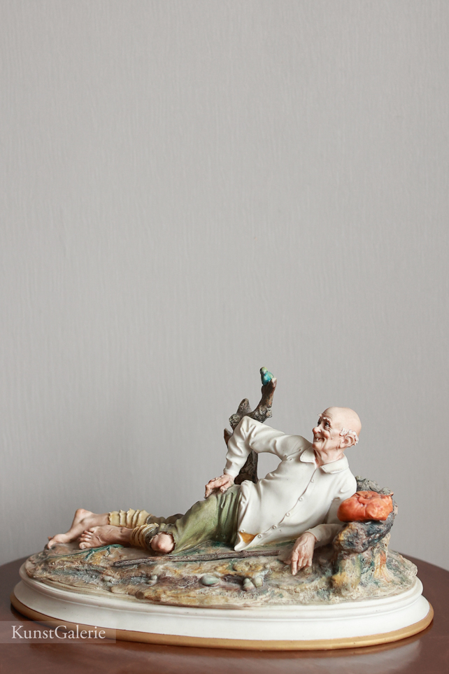 Бродяга на привале, Piergianni Cedraschi, Capodimonte, статуэтка