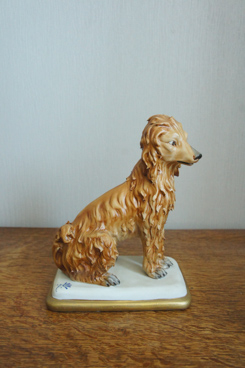 Рыжий пёс, Ester, Каподимонте, фарфоровые статуэтки. KunstGalerie