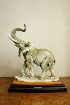Слон на водопое, Giuseppe Armani, Florence, Capodimonte, статуэтка, KunstGalerie.ru
