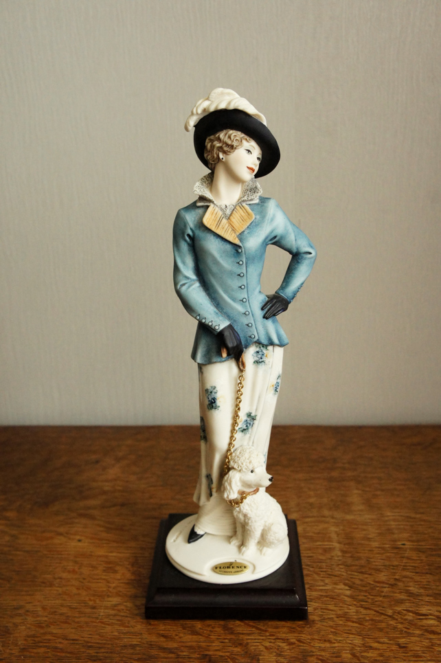 Эмис с пуделем, Giuseppe Armani, статуэтка