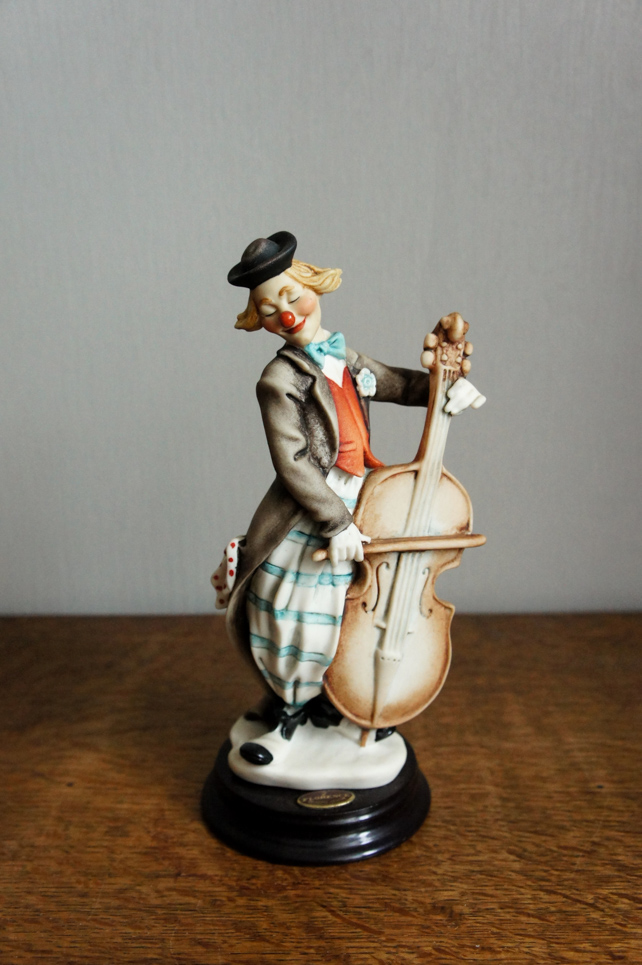 Клоун с виолончелью, Giuseppe Armani, статуэтка