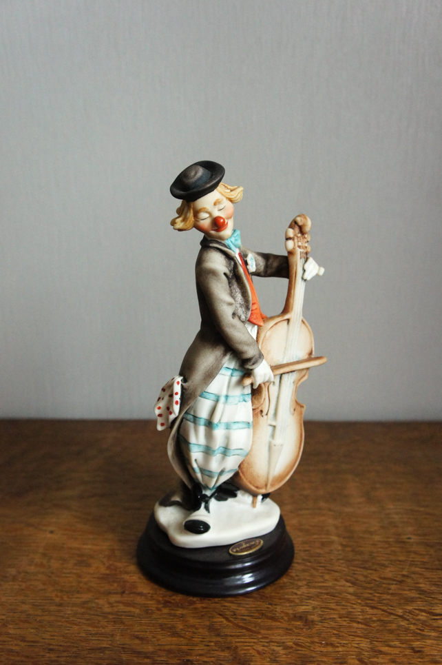 Клоун с виолончелью, Giuseppe Armani, статуэтка