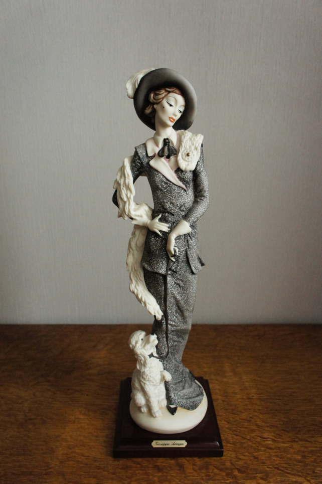 Леди с пуделем, Giuseppe Armani, Florence, статуэтка