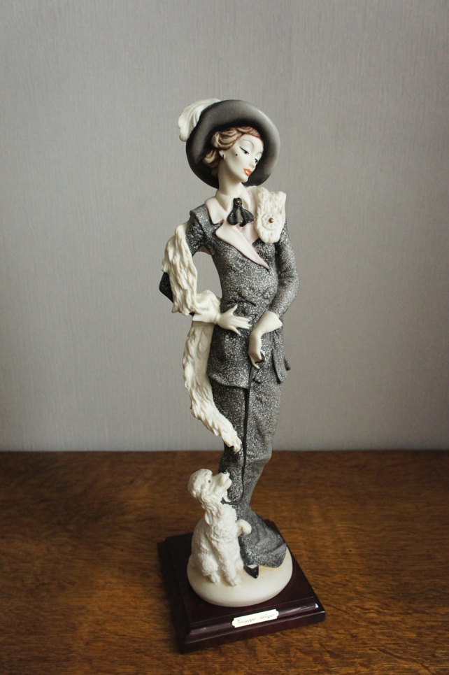 Леди с пуделем, Giuseppe Armani, Florence, статуэтка