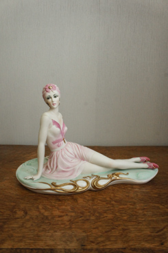 Леди в розовом, Sandro Maggioni, Каподимонте, фарфоровые статуэтки. KunstGalerie