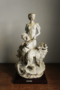 Леди с борзыми, Giuseppe Armani, Florence, Capodimonte, статуэтка, KunstGalerie.ru