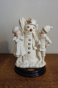 Наш снеговик, Джузеппе Армани, Флоренс, Каподимонте, статуэтка, KunstGalerie.ru