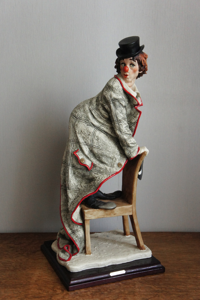 Клоун на стуле, Giuseppe Armani, статуэтка