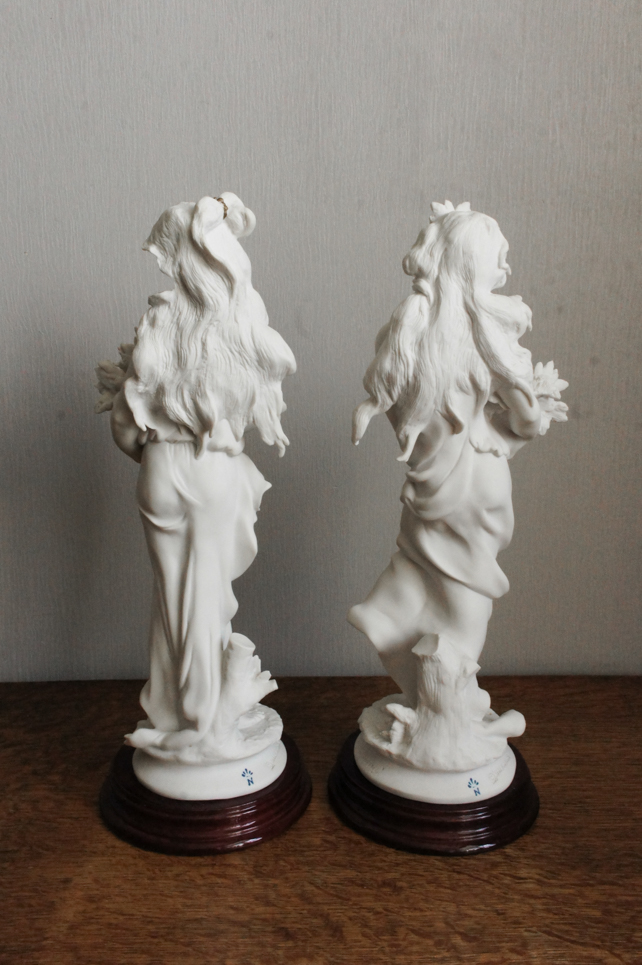 Пара леди с рогом изобилия, Giuseppe Armani, Florence, статуэтка