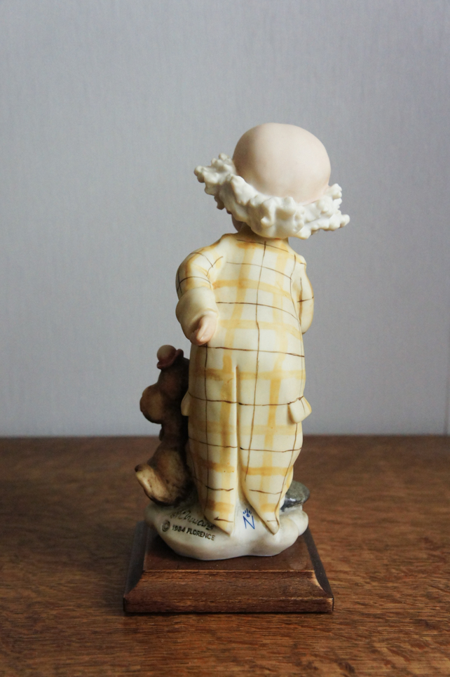Клоун поклон с собачкой, Giuseppe Armani, статуэтка