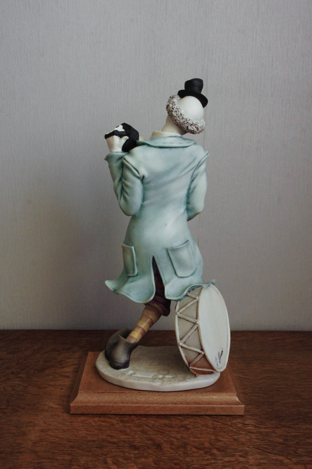 Клоун с аккордеоном, Giuseppe Armani, статуэтка
