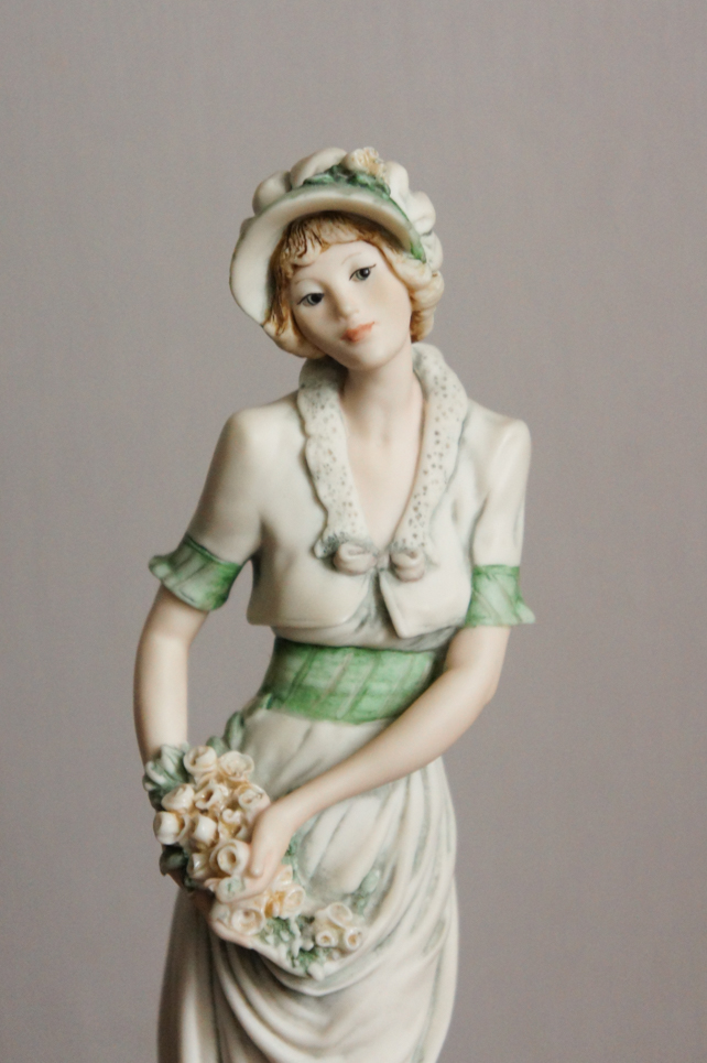 Девушка с розами, Giuseppe Armani, Florence, статуэтка