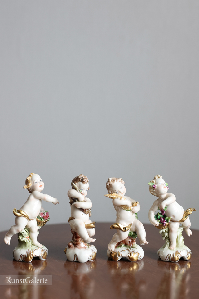 Времена года mini, Giuseppe Cappe, Capodimonte, статуэтка