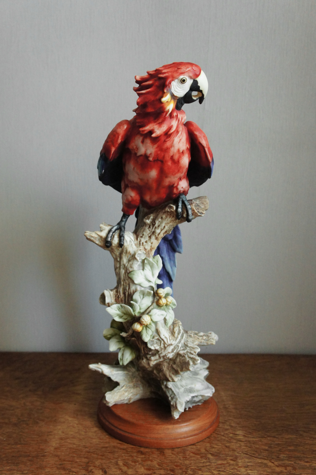 Попугай Ара на ветке, Giuseppe Armani, Florence, статуэтка