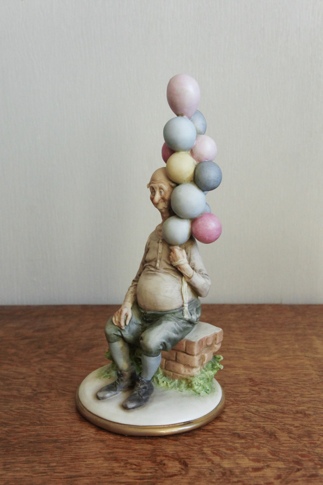 Дедушка с шариками, Giuseppe Cappe, Capodimonte, статуэтка