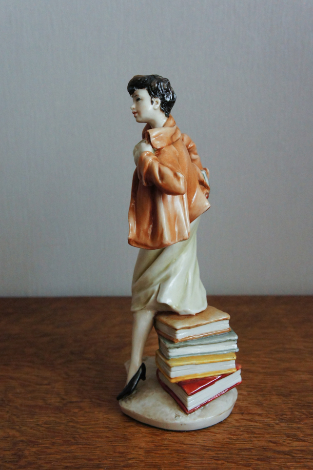 Учительница, Porcellane Principe, Каподимонте, статуэтка