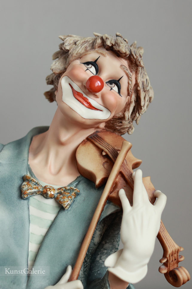 Клоун со скрипкой, Giuseppe Armani, статуэтка