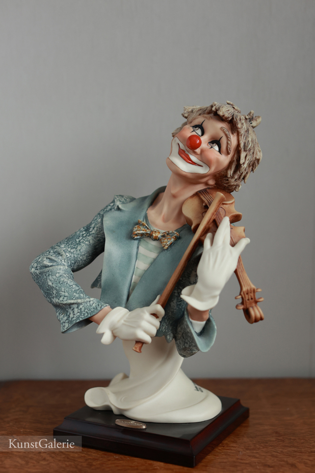 Клоун со скрипкой, Джузеппе Армани, статуэтка