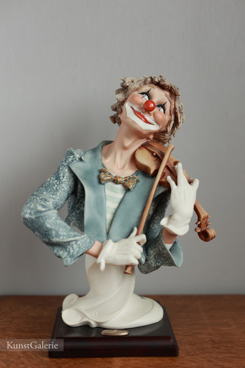 Клоун со скрипкой, Giuseppe Armani, Florence, Capodimonte, статуэтка, KunstGalerie.ru