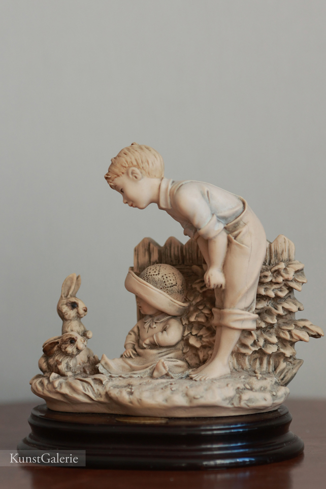 Детки с кроликами, Джузеппе Армани, Флоренс, статуэтка