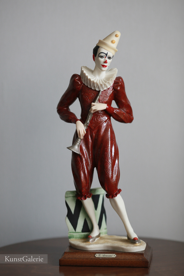 Клоун с кларнетом, Джузеппе Армани, статуэтка