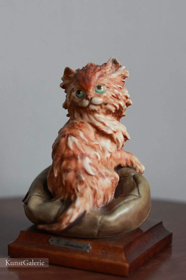 Рыжий котенок на мяче, Джузеппе Армани, статуэтка
