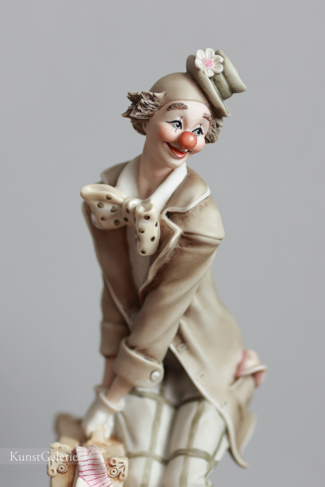Клоун с чемоданом, Giuseppe Armani, статуэтка
