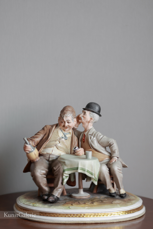 Старинные приятели, Bruno Merli, Capodimonte, фарфоровые статуэтки. KunstGalerie