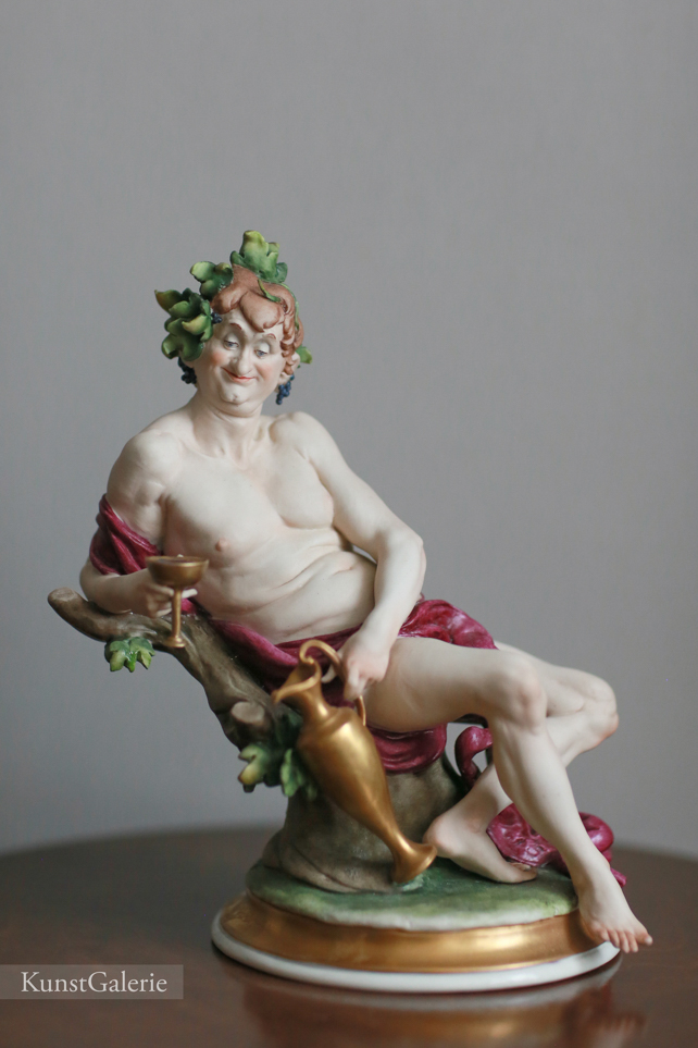 Бахус, Джузеппе Каппе, Каподимонте, фарфоровая статуэтка. KunstGalerie