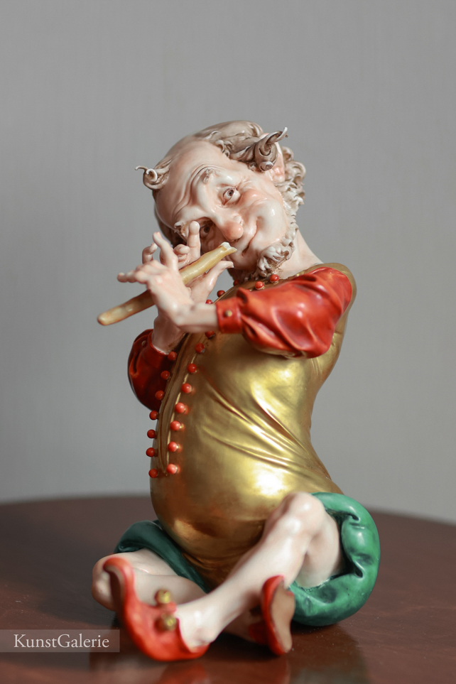 Музыкант с багетом, Giuseppe Cappe, Capodimonte, фарфоровая статуэтка. KunstGalerie