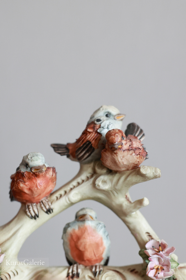 Компания птичек, Cortese, Capodimonte, статуэтка
