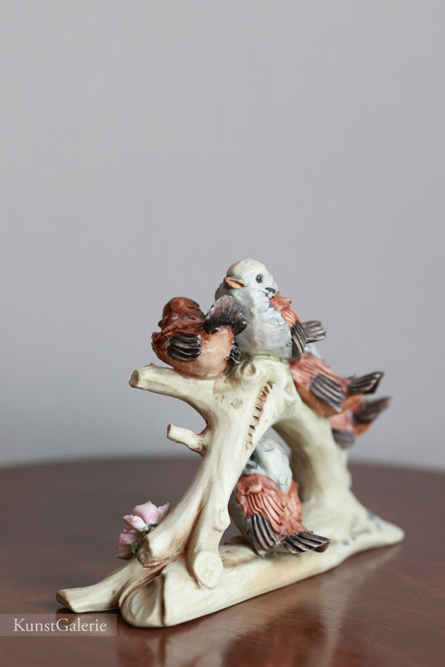 Компания птичек, Cortese, Capodimonte, статуэтка