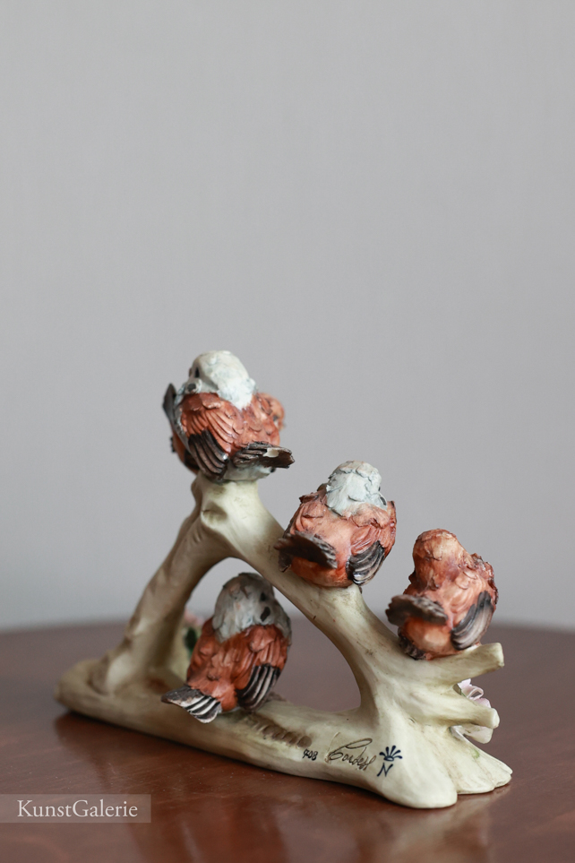 Компания птичек, Cortese, Capodimonte, статуэтка