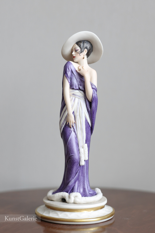 Леди в лиловом, Sandro Maggioni, Capodimonte, статуэтка
