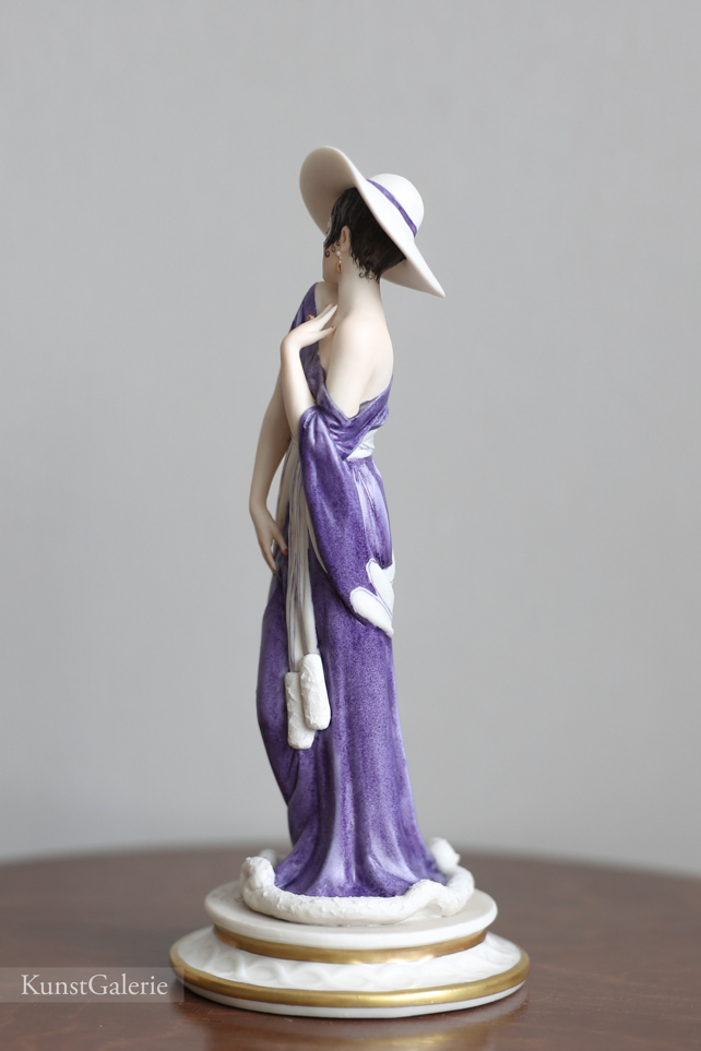 Леди в лиловом, Sandro Maggioni, Capodimonte, статуэтка